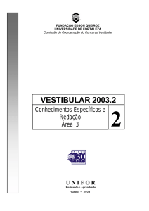 VESTIBULAR 2003.2