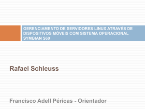 gerenciamento de servidores linux através de dispositivos móveis