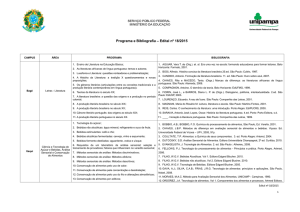 Programa e Bibliografia