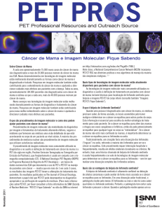 Câncer de Mama e Imagem Molecular: Fique Sabendo