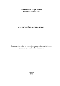 Controle eletrônico de potência em aquecedores