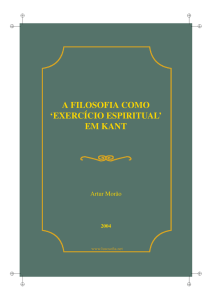 A filosofia como `exercício espiritual` em Kant