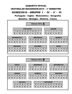 gabarito oficial vestibular mackenzie/2015