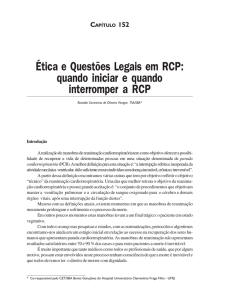 Ética e questões legais em RCP