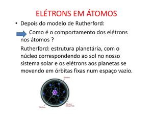 elétrons em átomos