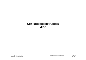 Conjunto de Instruções MIPS - IC