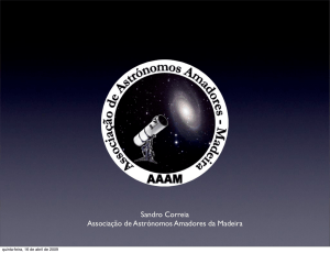 Constelação - Associação de Astrónomos Amadores da Madeira