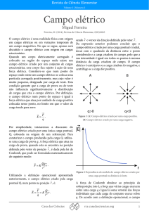 Campo elétrico - Faculdade de Ciências