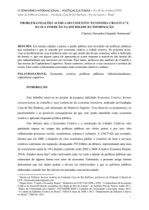 PROBLEMATIZAÇÕES ACERCA DO CONCEITO “ECONOMIA