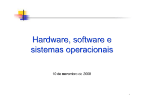 Hardware, software e sistemas operacionais