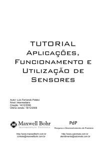 TUTORIAL Aplicações, Funcionamento e Utilização