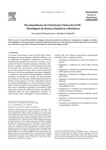 Abordagem de doenças hepáticas colestáticas