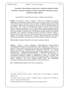 Soroprevalência da infecção pelo toxoplasma gondii em