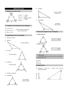 triângulos - Educacional