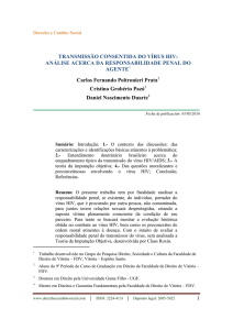 TRANSMISSÃO CONSENTIDA DO VÍRUS HIV: ANÁLISE ACERCA