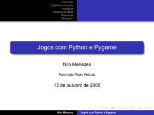 Jogos com Python e Pygame