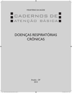 Caderno de Atenção Básica - Doenças Respiratórias Crônicas