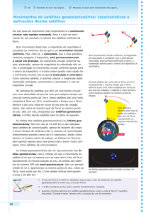 Movimentos de satélites geoestacionários