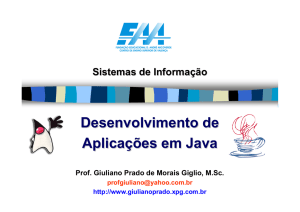 Desenvolvimento de Aplicações em Java - Giuliano Prado Page