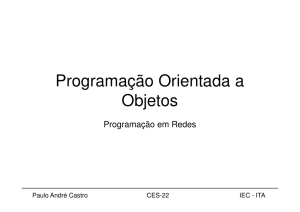 Programação Orientada a Objetos Objetos - IEC