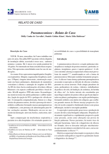 Pneumoconiose - Relato de Caso - Associação Catarinense de