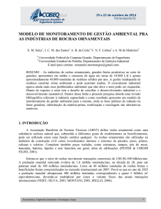 modelo de monitoramento de gestão ambiental pra as indústrias de