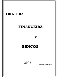 CULTURA FINANCEIRA BANCOS 2007