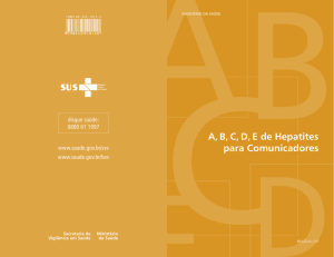 A, B, C, D, E de Hepatites para Comunicadores