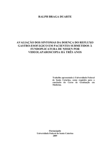 ralph braga duarte avaliação dos sintomas da doença do refluxo