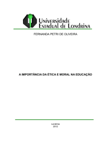 fernanda petri de oliveira a importância da ética e moral na