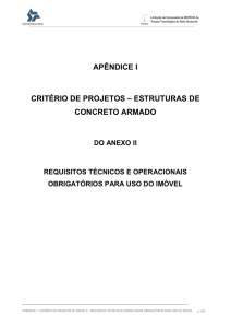 apêndice i critério de projetos – estruturas de concreto - BH-TEC