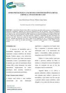 www.conbracis.com.br APOIO PSICOLÓGICO A PACIENTES COM