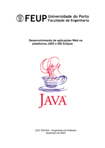 Desenvolvimento de aplicações Web na plataforma J2EE e IDE