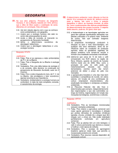 Prova - Geografia
