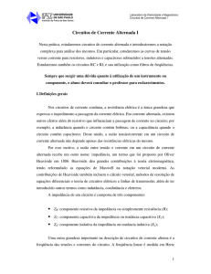 Circuitos de Corrente Alternada I