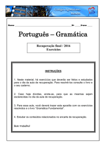 Português – Gramática