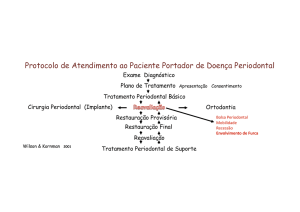 Protocolo de Atendimento ao Paciente Portador de Doença