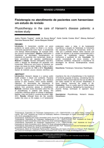 Fisioterapia no atendimento de pacientes com hanseníase