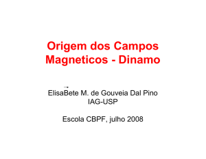 Origem dos Campos Magneticos - Dinamo - Mesonpi