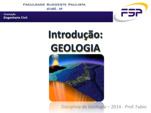 GEOLOGIA - Engenharia Civil