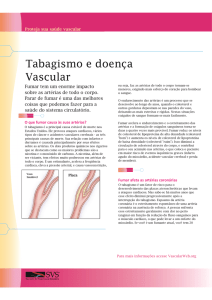Tabagismo e doença Vascular - Clínica Onix Serviços Médicos