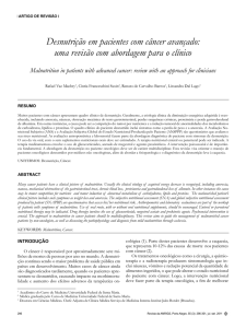 Desnutrição em pacientes com câncer avançado: uma