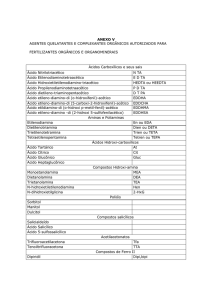 ANEXO V AGENTES QUELATANTES E COMPLEXANTES