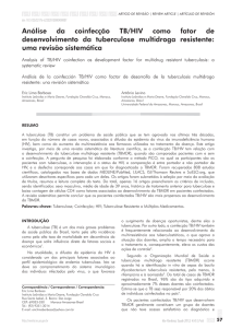 Análise da coinfecção TB/HIV como fator de desenvolvimento da