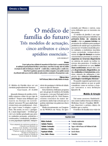O médico de família do futuro - Revista Portuguesa de Medicina