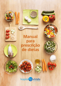 Manual para prescrição de dietas