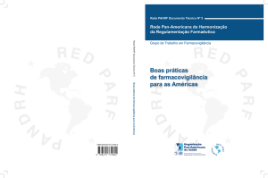 Boas práticas de farmacovigilância para as Américas