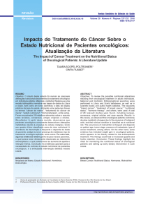 Impacto do Tratamento do Câncer Sobre o Estado Nutricional de