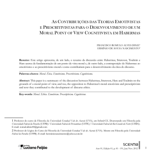 as contribuições das teorias emotivistas e prescritivistas para o