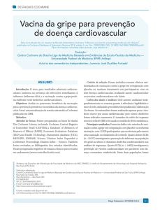 Vacina da gripe para prevenção de doença cardiovascular